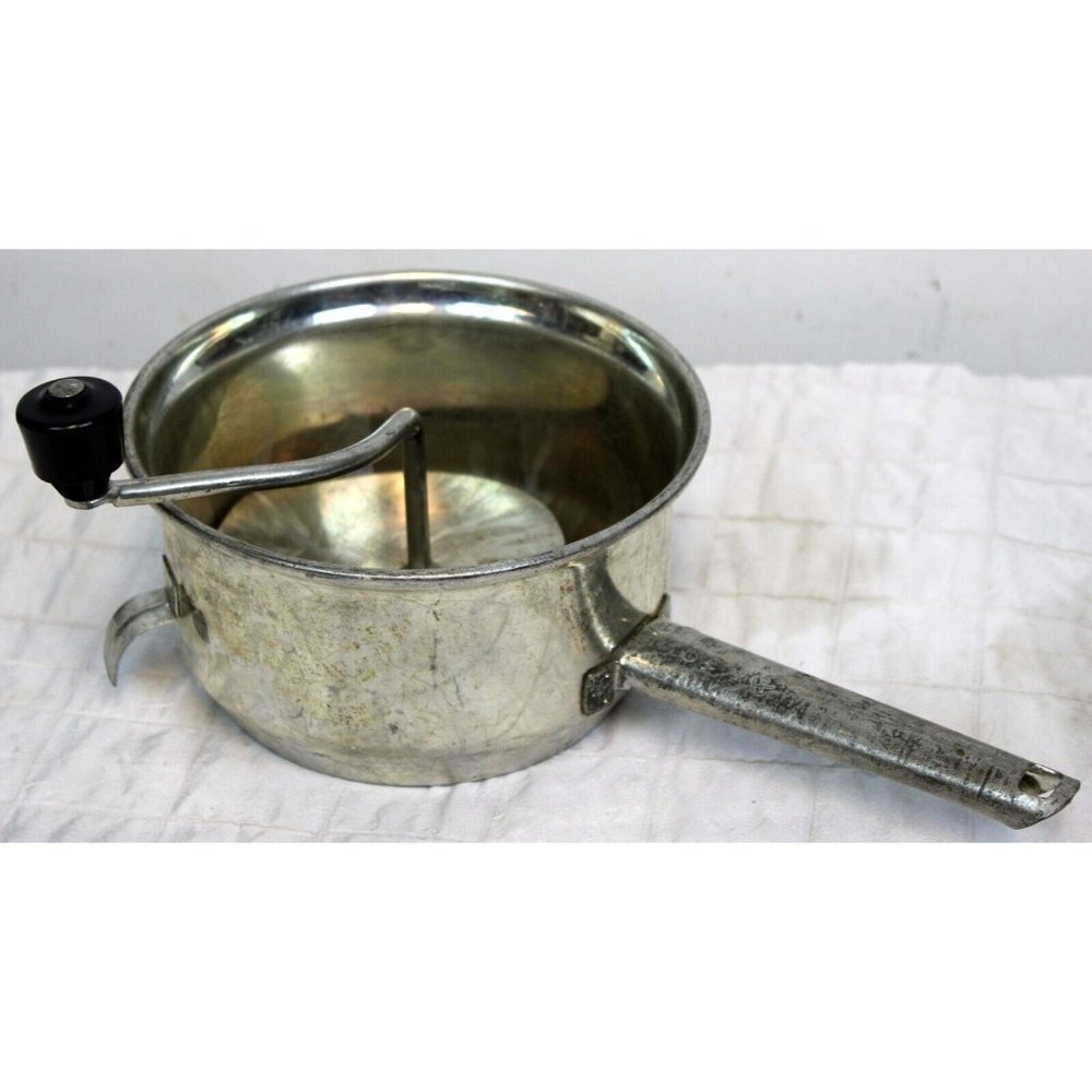 Folly Food Mill Aluminum Shifter Manual Grinder Vintage